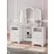 Maylilly White Rectangular Vanity Mirror with LED