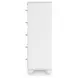 Maylilly White 5 Drawer Chest