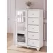 Maylilly White 5 Drawer Door Chest