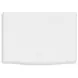 Maylilly White 1 Drawer Nightstand with USB Charging and LED