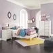 Paxberry Whitewash Twin Panel Bed