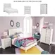 Paxberry Whitewash Full Panel Bed