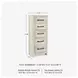 Cambeck Whitewash Narrow Drawer Chest