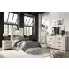 Cambeck Whitewash 6 Drawer Dresser and Rectangular Mirror