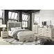 Cambeck Whitewash 6 Drawer Dresser and Rectangular Mirror