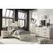 Cambeck Whitewash 6 Drawer Dresser and Rectangular Mirror