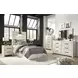 Cambeck Whitewash 6 Drawer Dresser and Rectangular Mirror