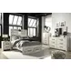 Cambeck Whitewash 6 Drawer Dresser and Rectangular Mirror