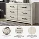 Cambeck Whitewash Dresser