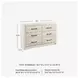Cambeck Whitewash Dresser