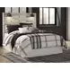 Cambeck Whitewash Queen Panel Headboard with LED and USB Charging