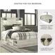 Cambeck Whitewash Queen Panel Bed with Double Under Bed Storage