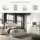 Cambeck Whitewash King Panel Bed with Double Under Bed Storage