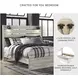 Cambeck Whitewash King Panel Bed