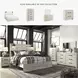 Cambeck Whitewash King Panel Bed