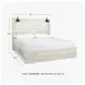 Cambeck Whitewash King Panel Bed