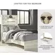 Cambeck Whitewash Twin Panel Bed