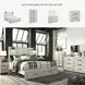 Cambeck Whitewash King Panel Storage Bed