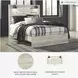 Cambeck Whitewash Queen Panel Bed