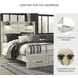 Cambeck Whitewash Queen Panel Storage Bed