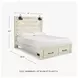 Cambeck Whitewash Queen Panel Storage Bed