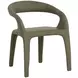 Atika Ivanhoe Pine Upholstered Dining Arm Chair