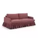 Gertrude Plum Performance Fabric 90" Sofa