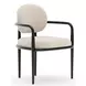 Madera Beige Performance Fabric Upholstered Dining Arm Chair