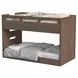 Carlson Harvest Brown Twin Over Twin Bunk Bed