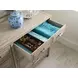 West Fork Aged Taupe 8 Drawer Parks Dresser with Square Mirror