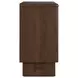 Verge Handcrafted Walnut 1 Drawer Accent Door Chest