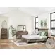 Jusika Brown King Panel Storage Bed