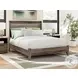 Jusika Brown Queen Panel Bed