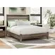 Baystorm Brown Queen Storage Panel Bed with LED