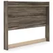 Baystorm Brown Queen Storage Panel Bed with LED