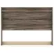 Baystorm Brown Queen Storage Panel Bed with LED