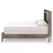 Jusika Brown King Panel Bed