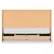 Baystorm Brown King Storage Panel Bed with LED and 6 Drawers