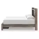 Baystorm Brown King Storage Panel Bed with LED