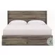 Jusika Brown King Panel Storage Bed