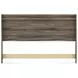 Baystorm Weathered Brown King Panel Headboard