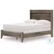Jusika Brown Full Panel Bed