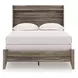 Baystorm Brown Full Storage Panel Bed with LED and 6 Drawers