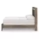 Baystorm Brown Full Storage Panel Bed with LED and 6 Drawers