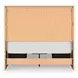 Baystorm Brown Full Storage Panel Bed with LED and 6 Drawers
