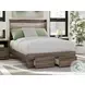 Jusika Brown Full Panel Storage Bed