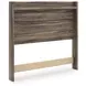 Baystorm Brown Full Storage Panel Bed with LED and 6 Drawers