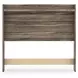 Baystorm Brown Full Storage Panel Bed with LED and 6 Drawers