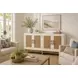 Hearthwood White 4 Door Credenza