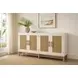 Hearthwood White 4 Door Credenza